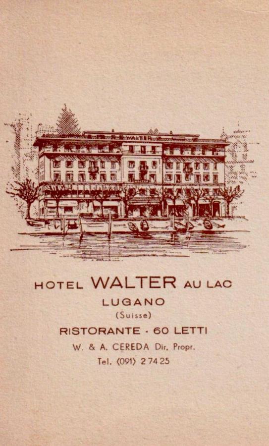Hotel Walter Au Lac Lugano Exteriör bild
